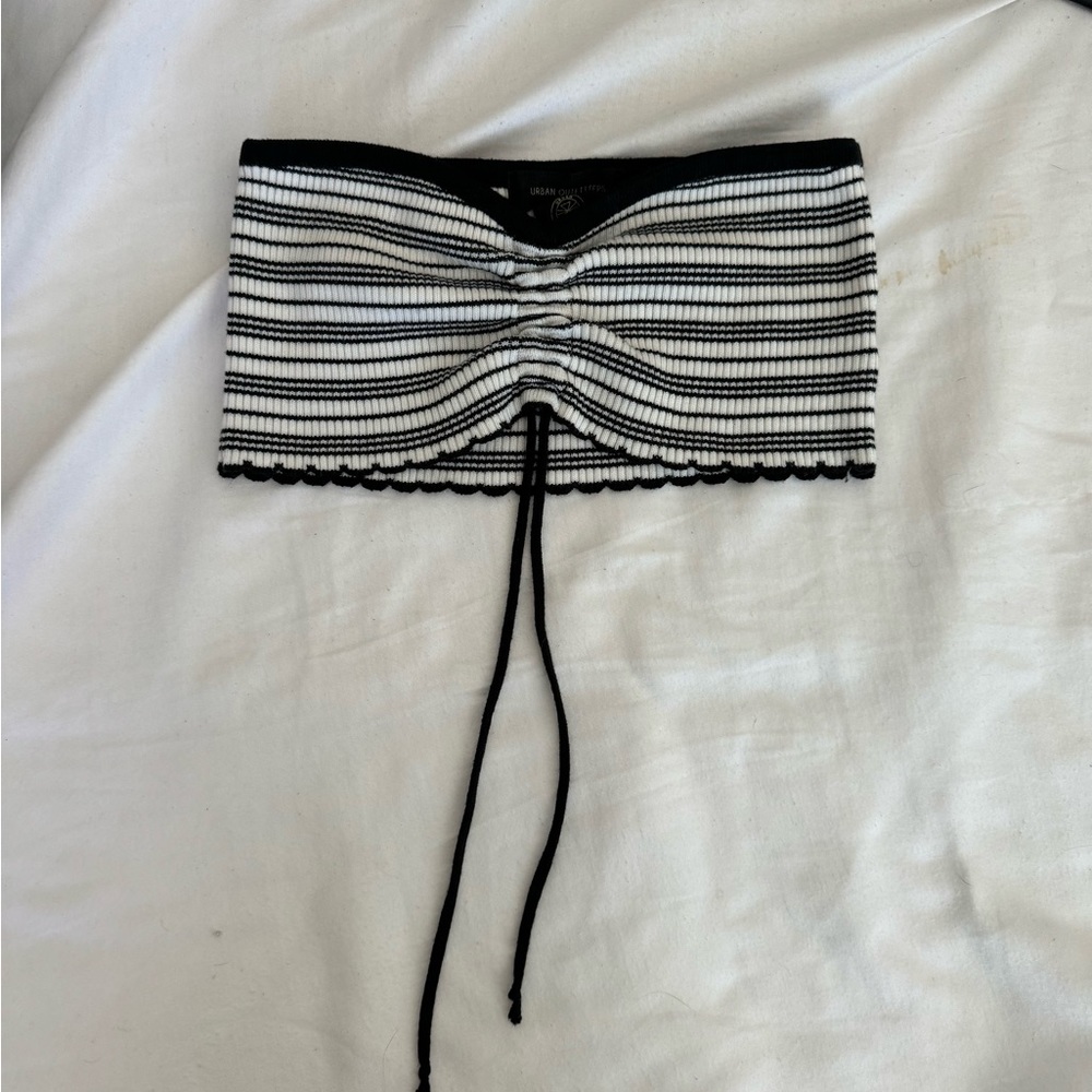 Urban outfitters striped bandeau top